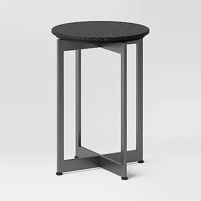 Marble Accent Table Black - Threshold • $32.99