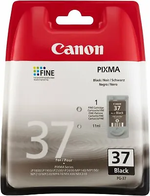 Genuine Canon PG37 & CL38 Ink Cartridge Pixma IP1800 IP1900 IP2500 IP2600 LOT • £18.15