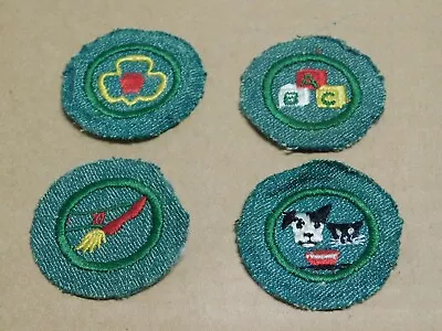 Vintage Girl Scout Patches Badges Lot 4 • $7.69