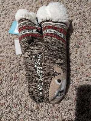Muk Luks Slipper Socks Size S 8-10 New • $8.99