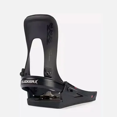 K2 Clicker X HB Men's Snowboard Bindings Black Medium 6-10 • $199