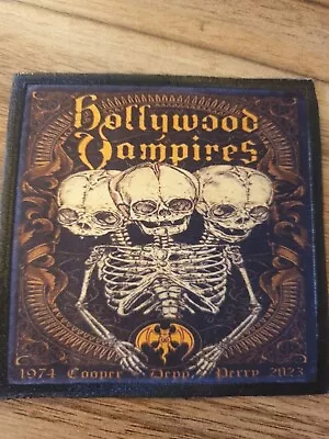 Hollywood Vampires Band Rock  Goth Metal Horror Custom Sew / Iron On Patch • £5.99