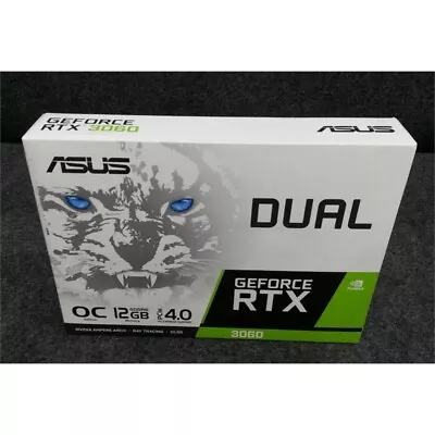 Asus DUAL-RTX3060-O12G-WHITE GeForce RTX 3060 Dual OC White Ed Graphics Card • $170