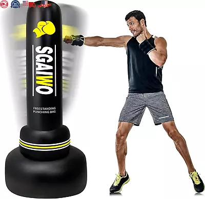 Freestanding Boxing Punching Bag 69  Heavy Duty Weather-Resistant Easy Install • $59.73