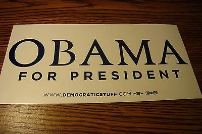 2008 Historical Election Collectible * OBAMA For President  Bumper Sticker  • $3.50