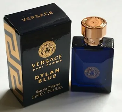 Versace Pour Homme Dylan Blue Cologne By Versace Mini 5 Ml EDT FOR MEN NEW • $12.99