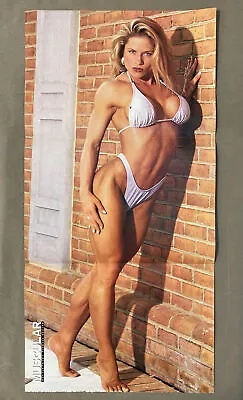 Monica Brant Bodybuilding Muscle Fitness Swimsuit Poster • $10.99