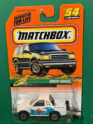 Matchbox 1998 Isuzu Amigo 1/64 Diecast Mint On Card BX19 • $5.85