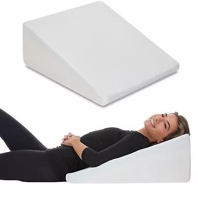 10-Inch By 24'' Bed Wedge Pillow For Sleeping | Gel Memory Foam Triangle Pillow • $24.99