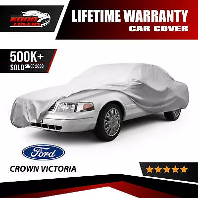 Ford Crown Victoria 4 Layer Car Cover Fit Outdoor Water Proof Rain Snow Sun Dust • $50.95