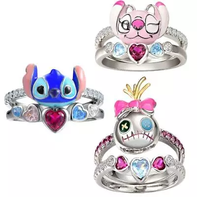 Interstellar Baby Anime Cartoon Character Stewie Angel Micro-set Diamond Ring • $16.54