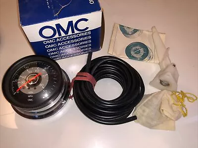 172975 Vintage Johnson Evinrude Omc Surface Mount Speedometer Gauge Kit Lot B03 • $89