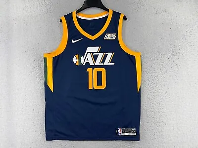 Utah Jazz Basketball Jersey Mens 52 Blue Nike Swingman #10 Mike Conley NBA Poly • $82.49