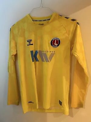 Charlton Athletic Goalkeeper Shirt Junior  8 -9 Years 2020/21 • £1