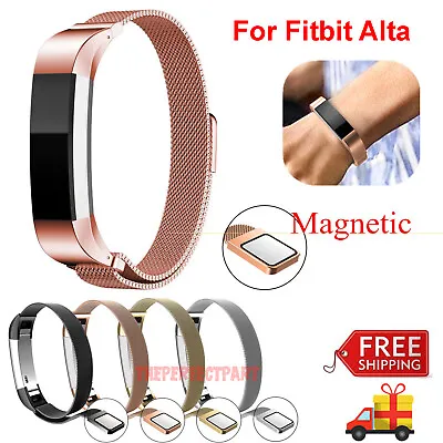 For Fitbit Alta / Alta HR Magnetic Milanese Stainless Steel Watch Band Strap New • $5.59