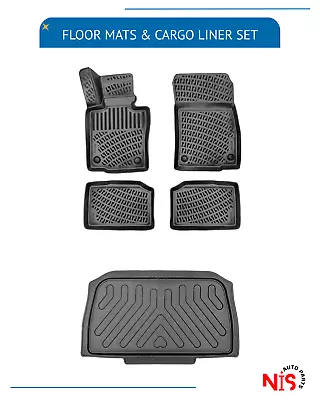 Floor Mats And Cargo Trunk Liner SET For Mini Countryman R60 2010-2016 3D Molded • $120