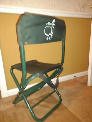 1997 Masters Golf Tournament Folding Chair Tiger Woods' First Win! • $160