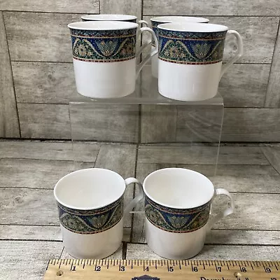 MIKASA Tea Coffee Cup (6) Ultra CERAM Bone China Mayaysia EDX 006 SAN MARCO Lot • $20