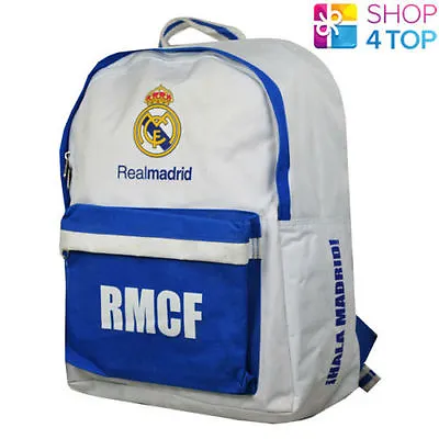£27.29 • Buy Real Madrid FC Backpack Travel Bag Football Association Blue Official New