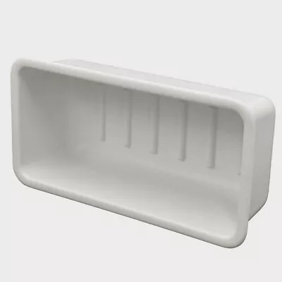 Boat Coaming Storage Tub Box | 32 1/4 X 16 1/4 Inch Off White • $131.13