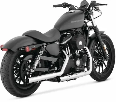 Straightshots HS Slip-On Exhaust For Harley-Davidson XL 2004-2013 Chrome • $399.99