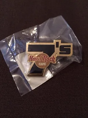 Hard Rock Cafe Staff Large 7 Logo Pin Rare Laser Logo Back • £14.46