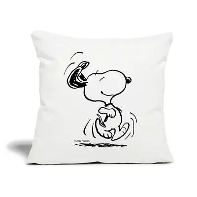 Peanuts Snoopy Happy Pillow With Fill 45 X 45 Cm • £22.54