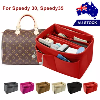 Purse Organizer Insert Handbag&Tote Organizer Bag In Bag For Speedy Neverfull MM • $13.49