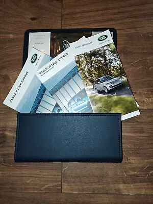 Land Rover / Range Rover Evoque User Manual Book Pack (from A 2017) • £40