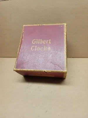 Antique Gilbert Chime Alarm Clock Model Box ONLY Red In Color • $33.72