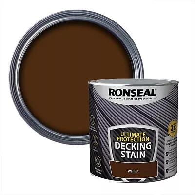 Ronseal Ultimate Decking Stain 2.5l VARIOUS COLOURS!! • £19.96