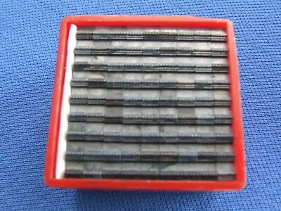 Letterpress Printing ADANA Small Box Of 10pt 6 Dot LEADERS For Dotted Lines 81pc • £2.99