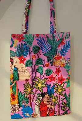 Indian Pink Frida Kahlo Handbag Women Fashion Hand Bag Women Shoulder Tote Bag. • $19.13
