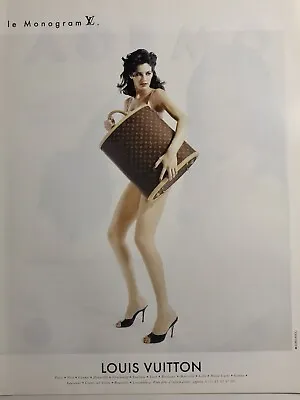 1996 French Print Ad -Sexy Women -44x29cm Louis Vuitton & Manolo Blahnik VOG • $23.50