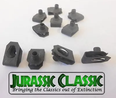 1946-1980 Mopar 10pk #8-32 Extruded Fender U-Nuts Clips Hood Body Panel Glovebox • $16.93