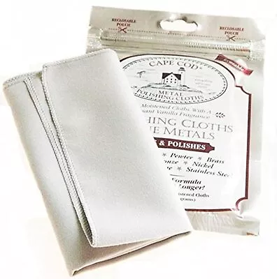 Cape Cod 2 Polishing Cloths To Polish And Remove Scratches From Rolex...  • $13.55