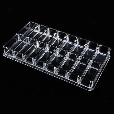 Makeup Organizer Compact Powder Palette Storage Display Stand Cosmetic Tray • £9.01