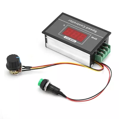 DC 6‑60V 12V 24V 36V 48V 30A PWM DC Motor Speed Controller Start Stop Switch • $12.77