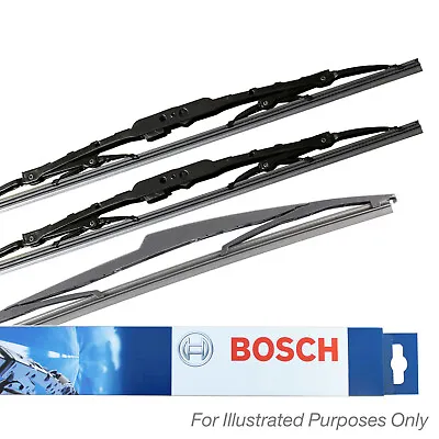£16.33 • Buy For Ford KA MK1 Hatch Bosch Superplus Front & Rear Windscreen Wiper Blades Set