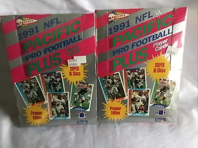 2 - 1991 Pacific NFL Football Plus Player * 36 Count In Factory Sealed Box • $25.99