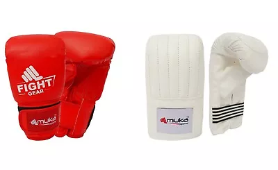 Muka Boxing Bag Mitts MMA Muay Thai Fitness Training Gym Punching Gloves • $17.99