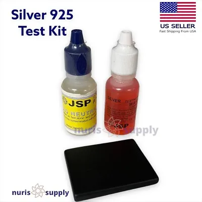 Silver 925 Testing Kit Neutralizer Solution Acid Scratch Stone Test Authenticity • $13.99