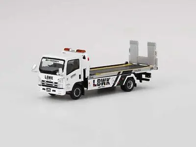 Isuzu N-Series Vehicle Transporter - LBWK White (Mini GT) Diecast 1:64 Scale - • $47.99