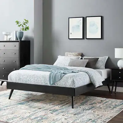 Modway Margo Mid-Century Modern Wood Platform Bed Frame - Choose Color/Size • $263.99