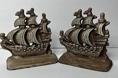 Vintage Nautical Metal Bookends • $15