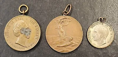 Genuine Lot Of (3) Germany France & Italy Medals • $14.50