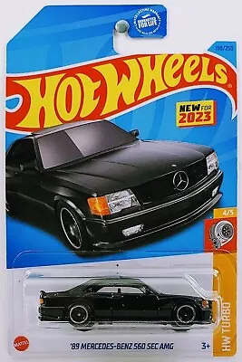 2023 Hot Wheels 89 Mercedes Benz 560 SEC AMG - HW TURBO 4/5 - #150/250 • $4.90