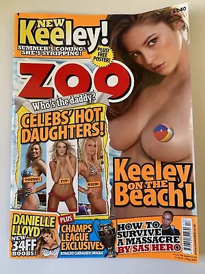 Zoo Magazine 2007 Keeley Hazel With Centrefold Poster Excellent Condition Rare • £42.99