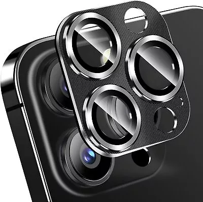 For IPhone 15 Pro Max 15ProTempered Glass Metal Camera Lens Protector Full Cover • $6.99