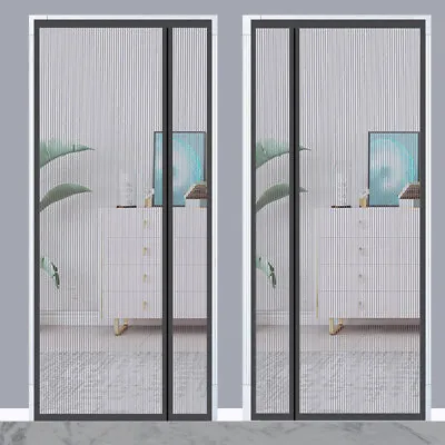 Magic Curtain Door Mesh Magnetic Fastening Mosquito Fly Bug Insect Net Screen • £3.99